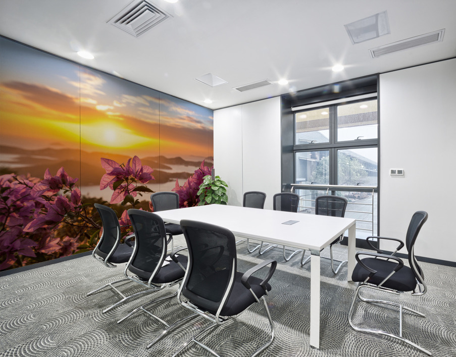 Sunset over Charlotte Amalie St Thomas Wall Printing