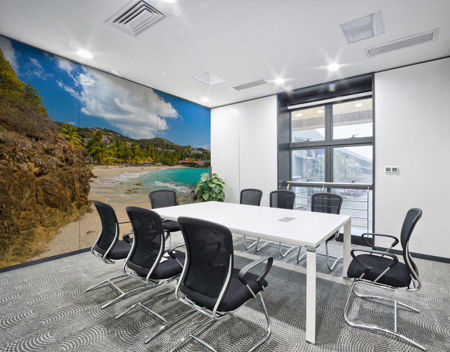 Frenchmans Bay with Beach scene St Thomas USVI Wall Printing