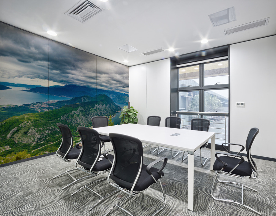 View of Bay of Kotor from Serpentine road Wall Printing