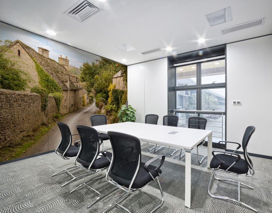 Minster Lovell in Cotswold district of England Wall Printing