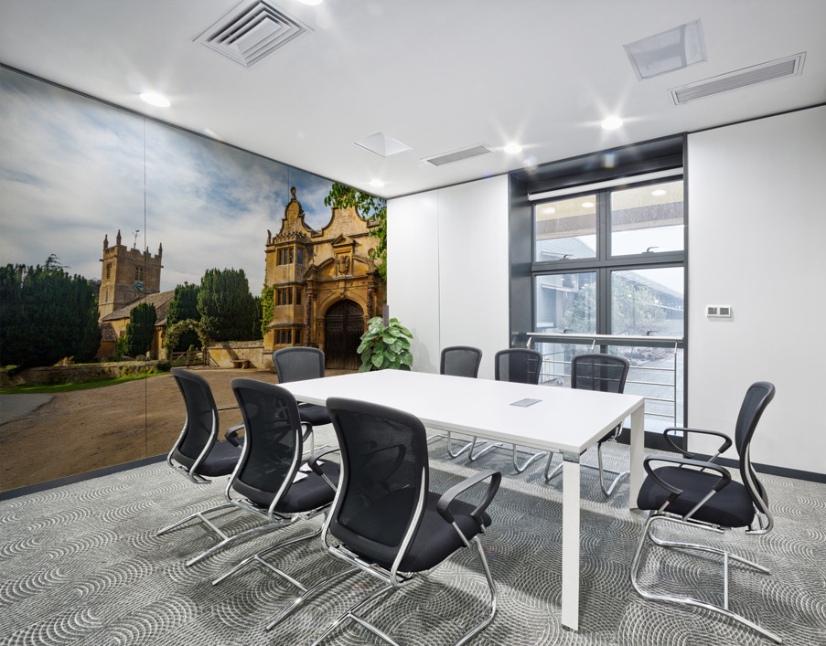 Stanway House and St Peters Church Stanton Wall Printing