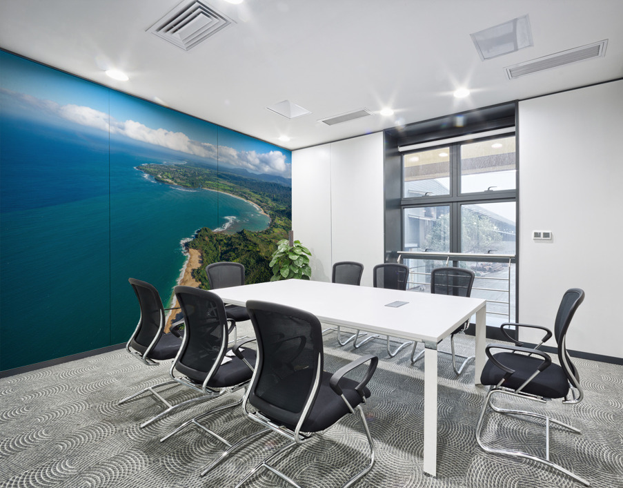 Garden Island of Kauai from helicopter tour Wall Printing