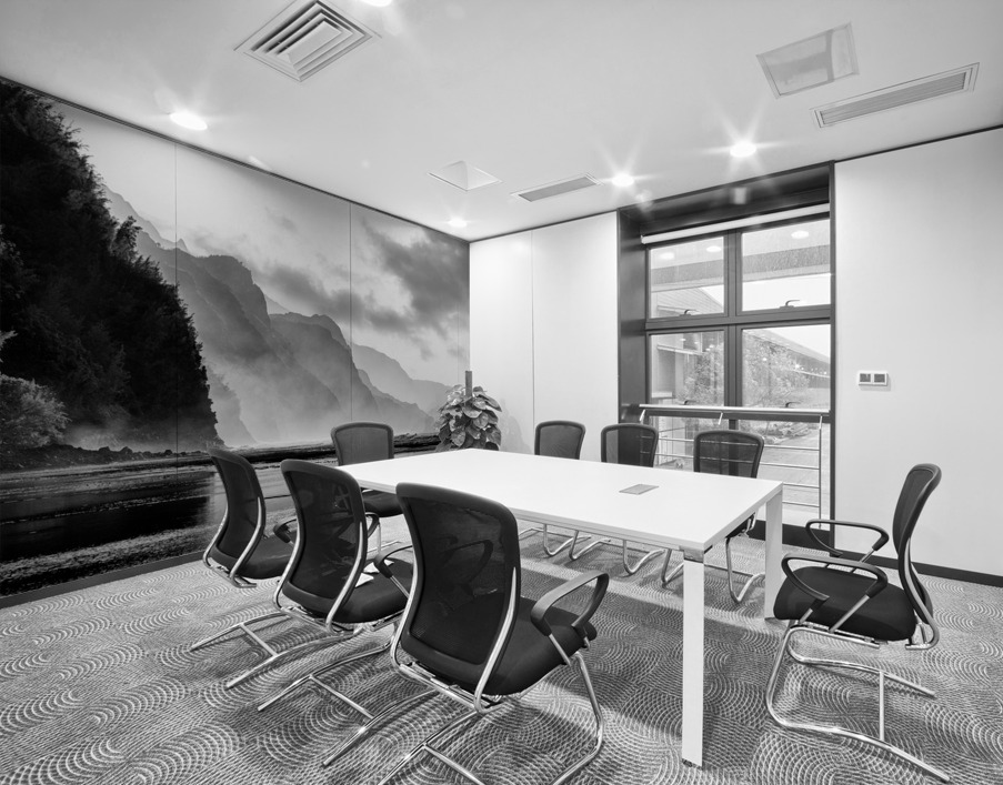 Black and white sunset on Na Pali coastline Wall Printing