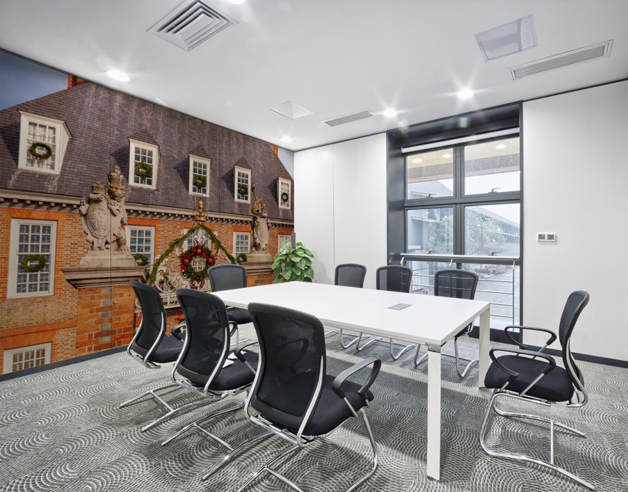 Entrance to Governors palace in Williamsburg Wall Printing