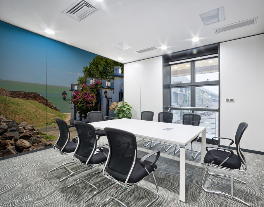Cobbled street in Unesco historical town of Colonia del Sacramen Wall Printing