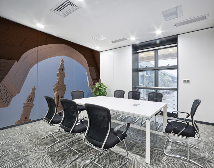 Jumeirah Mosque in Dubai which is open to visitors for education Wall Printing