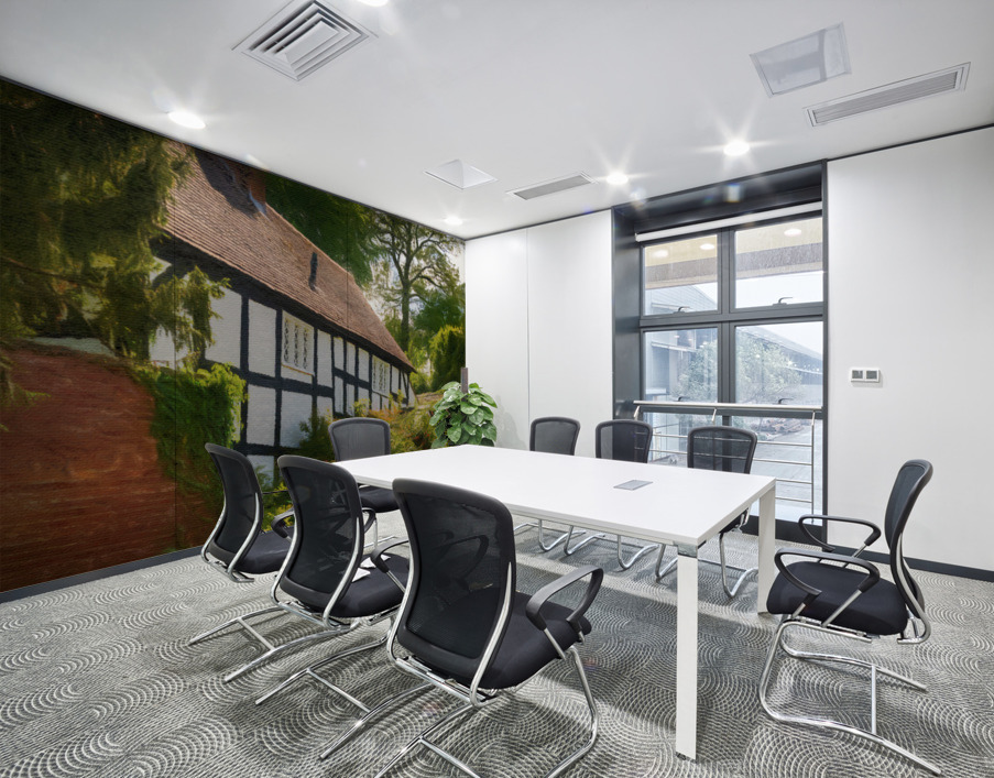 Pastel drawing of tudor home in Ellesmere Shropshire Wall Printing