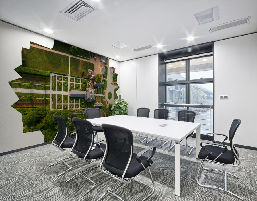 Top down view of Governors Palace in Williamsburg Virginia Wall Printing