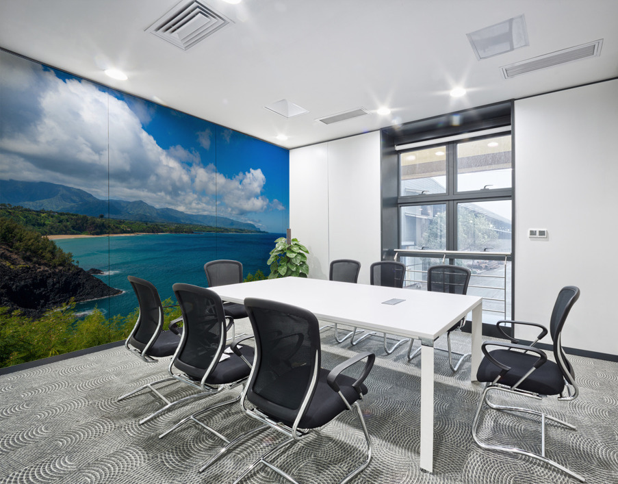 Coastline to Princeville from Kilauea Lighthouse Kauai Wall Printing