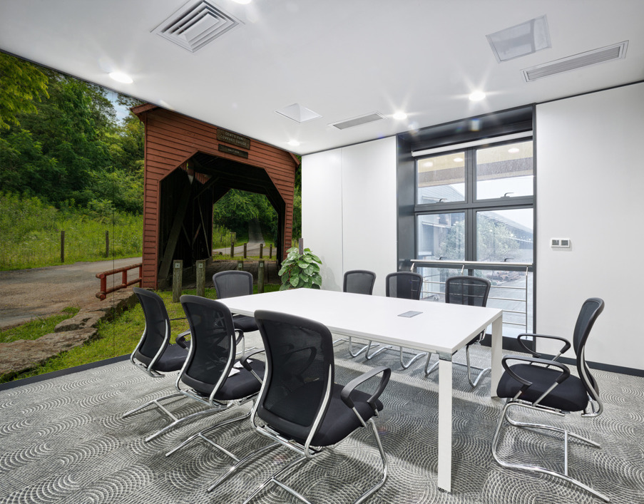 Dents Run Covered bridge near Morgantown WV Wall Printing