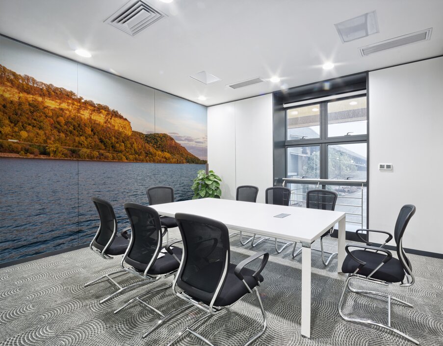 Cliffs of Maiden Rock Bluff state natural area from Mississippi  Wall Printing