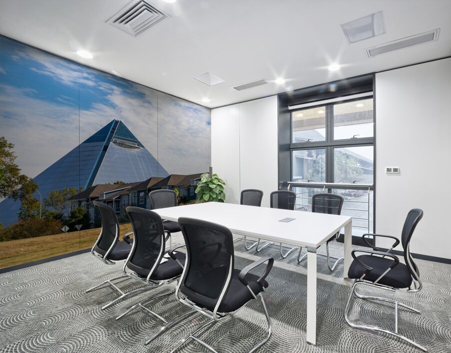 Great American Pyramid in Tennessee over Harbor Town Wall Printing