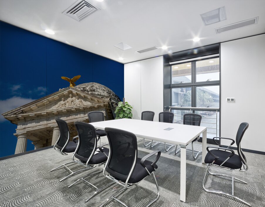 Memorial in National Park for the Vicksburg siege in Mississippi Wall Printing