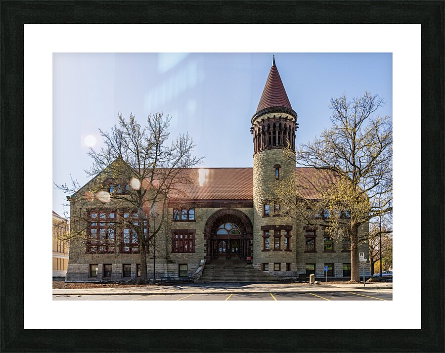 Orton Hall on the Oval at Ohio State University in Columbus Picture Frame print