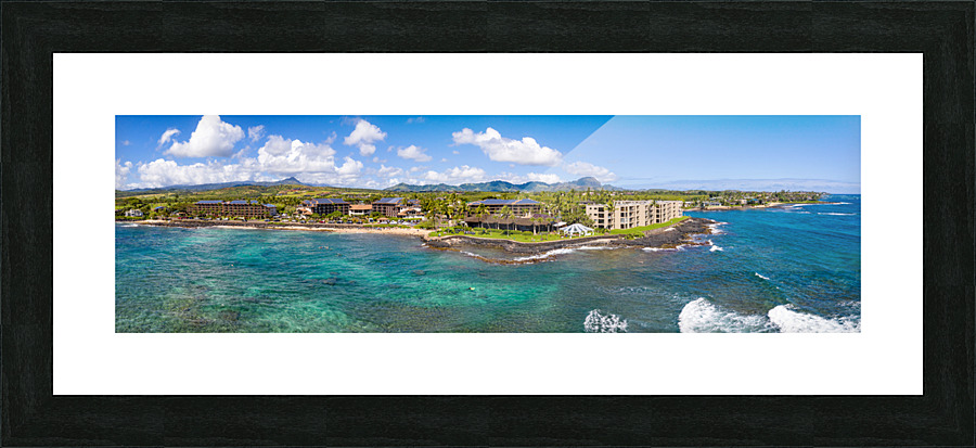 Lawai Beach on the south shore of Kauai in Hawaii  Framed Print Print