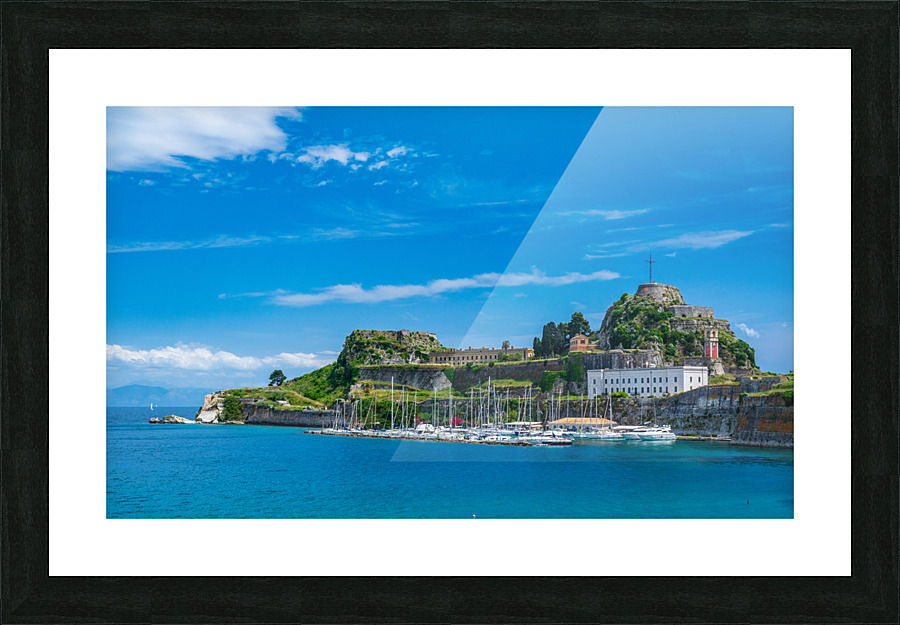 Old Fortress of Corfu on promontory by old town Impression et Cadre photo