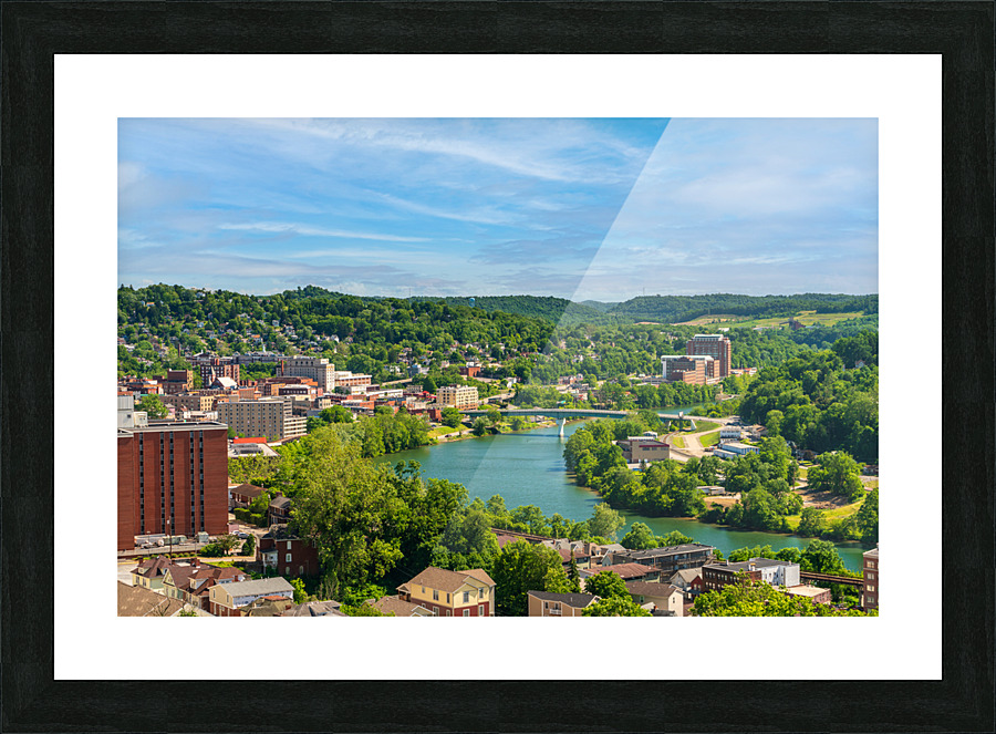 Overview of City of Morgantown WV Impression et Cadre photo