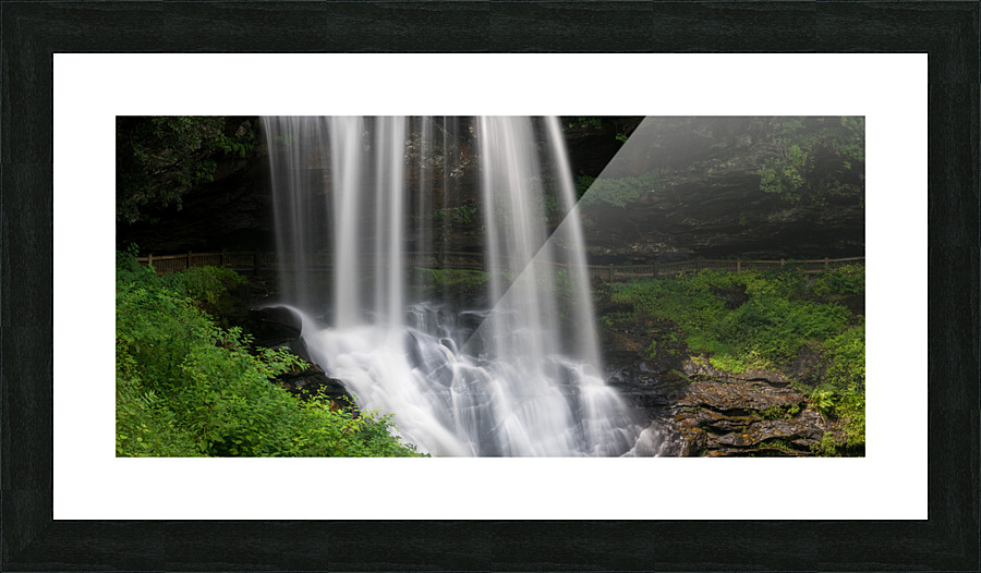 Dry Falls Waterfall near Highlands NC  Framed Print Print