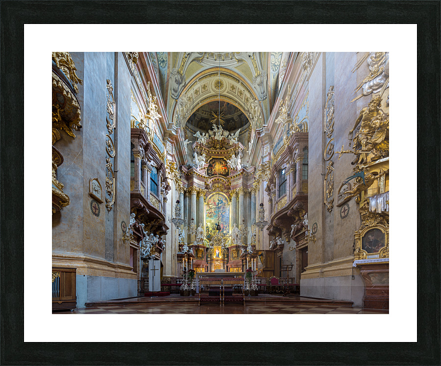 St Peters Parish Church Vienna  Impression encadrée