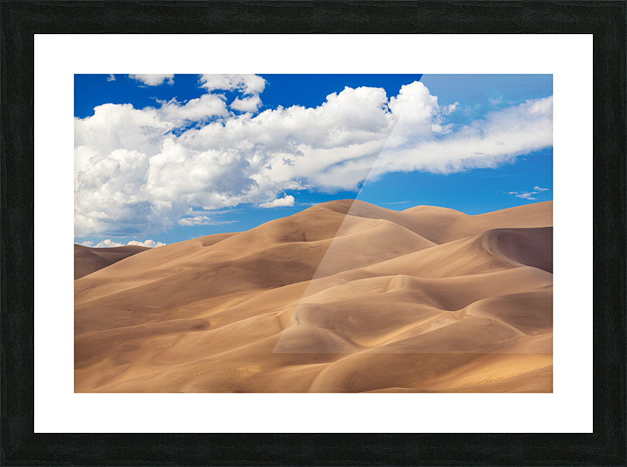 Panorama of Great Sand Dunes NP  Picture Frame print