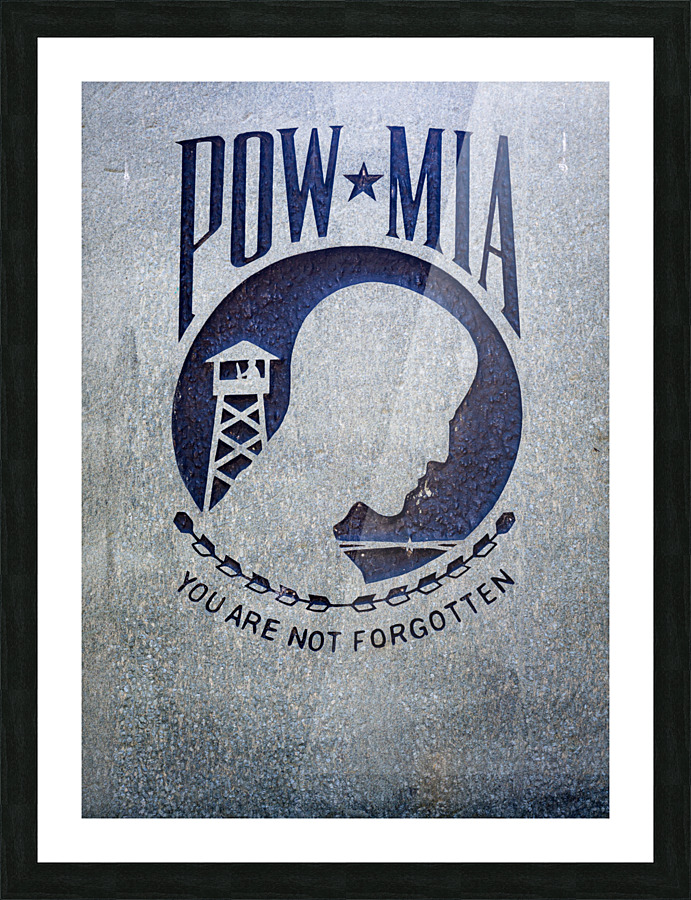 POW MIA Monument Terrace in Lynchburg Virginia  Framed Print Print