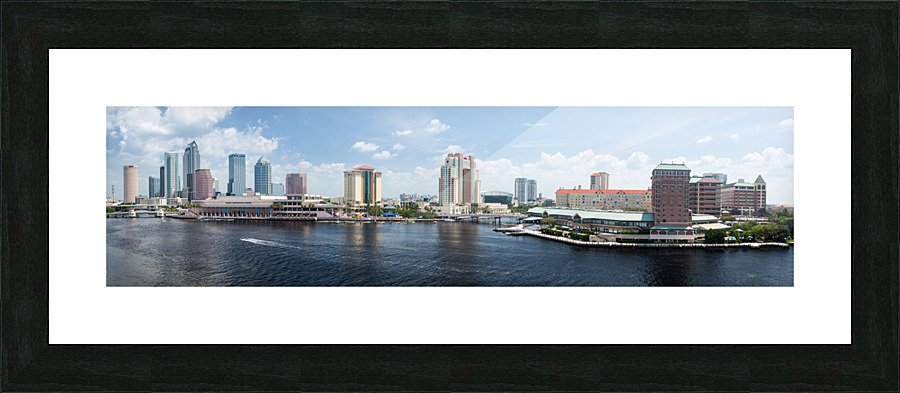 City skyline of Tampa Florida during the day  Impression encadrée