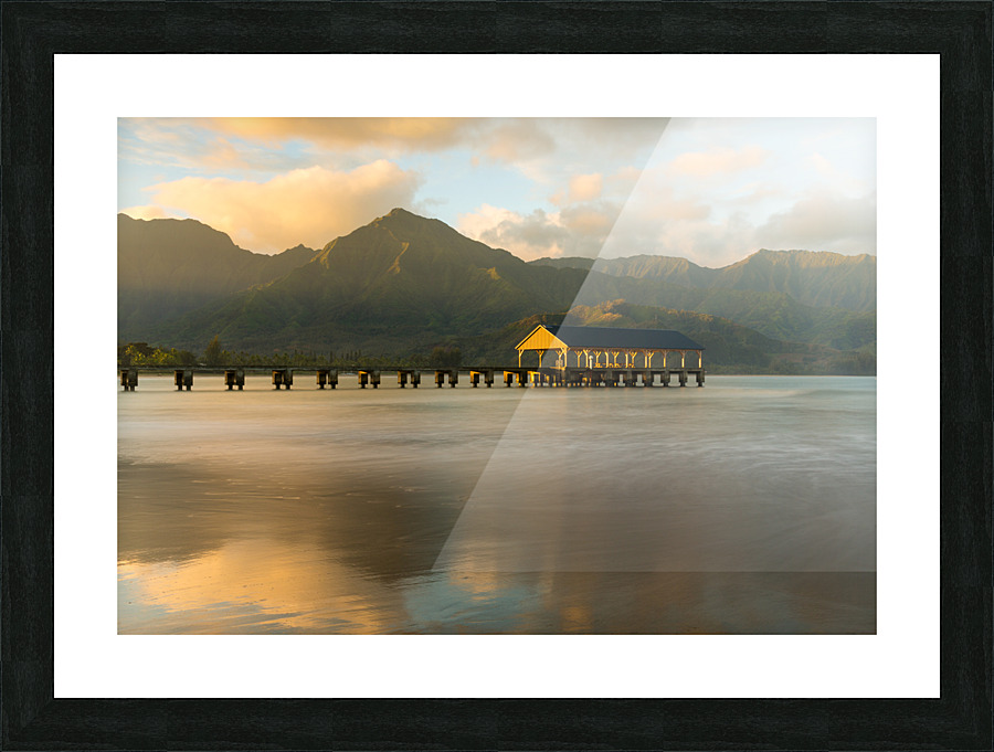 Sunrise over Hanalei Bay Kauai Hawaii Picture Frame print