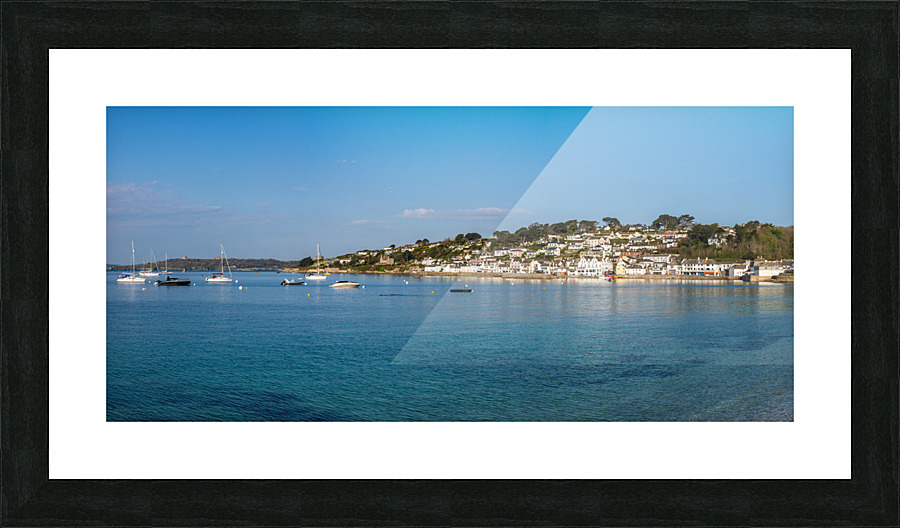 Seaside town of St Mawes in Cornwall Picture Frame print
