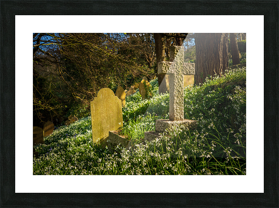 St Just in Roseland parish church in Cornwall UK Picture Frame print