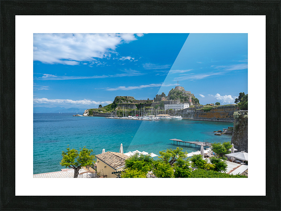 Old Fortress of Corfu on promontory by old town Impression et Cadre photo