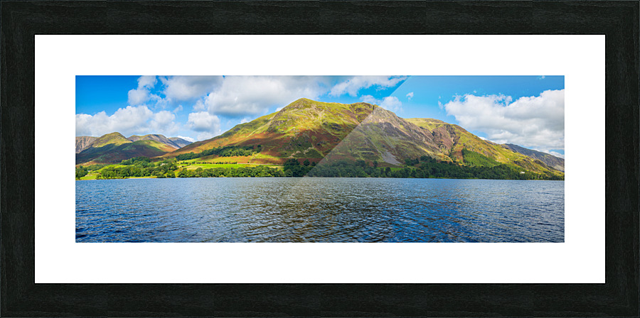 Buttermere panorama in Lake District  Impression encadrée