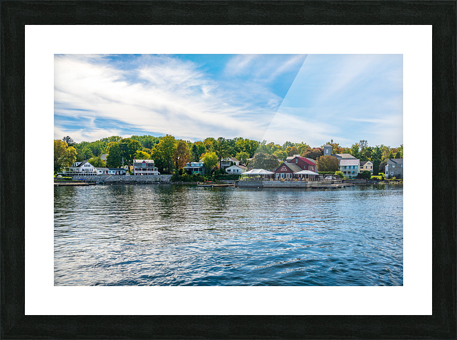 The Old Dock at Essex in New York State Picture Frame print