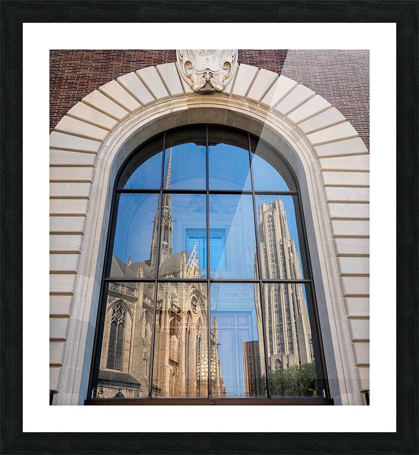 Cathedral of Learning and Heinz Chapel at the University of Pitt Picture Frame print