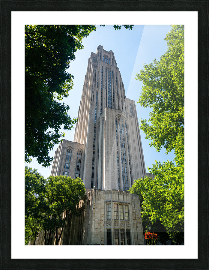 Cathedral of Learning building at the University of Pittsburgh Picture Frame print