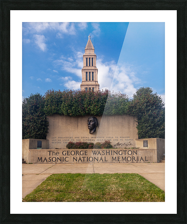 George Washington National Masonic Memorial  Impression encadrée