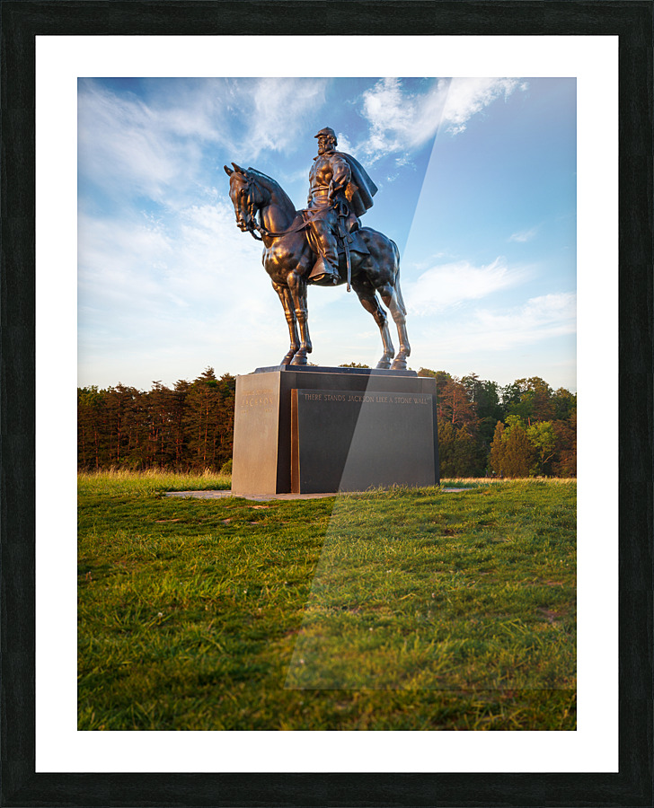 Statue of Stonewall Jackson  Framed Print Print