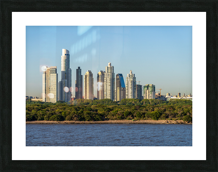 Modern apartments and offices of Puerto Madero in Buenos Aires  Framed Print Print