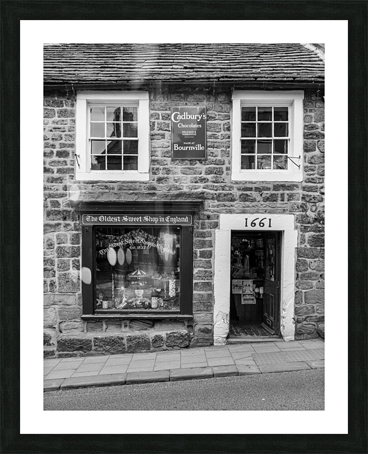 Oldest sweet shop in England in Pateley Bridge  Framed Print Print