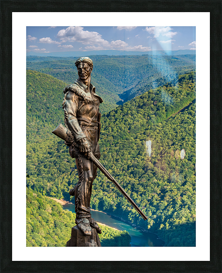 View from Overlook in Snake Hill WMA in WV  Framed Print Print