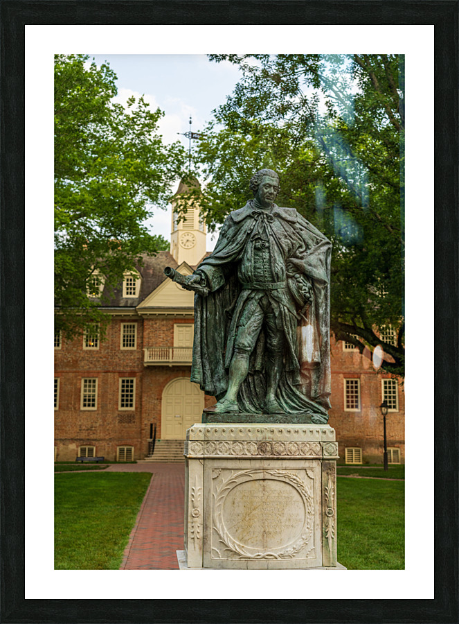 Wren Hall at William and Mary college in Williamsburg Virginia  Framed Print Print