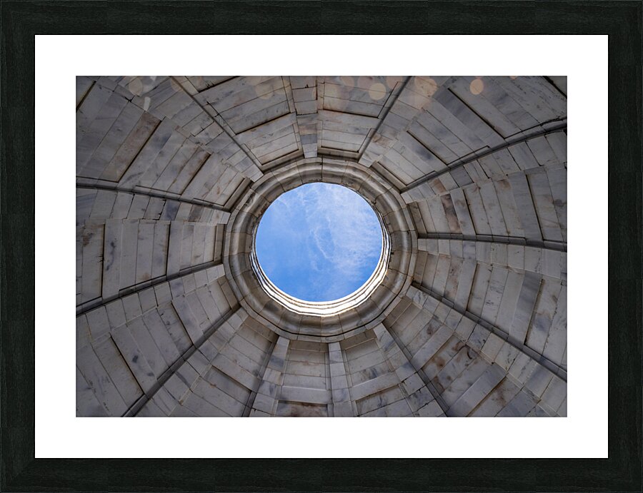 Memorial in National Park for the Vicksburg siege in Mississippi Picture Frame print