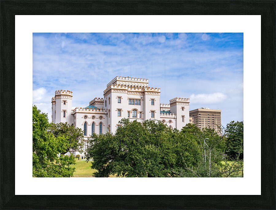 Castle of Baton Rouge or old capitol building in Louisiana  Impression encadrée