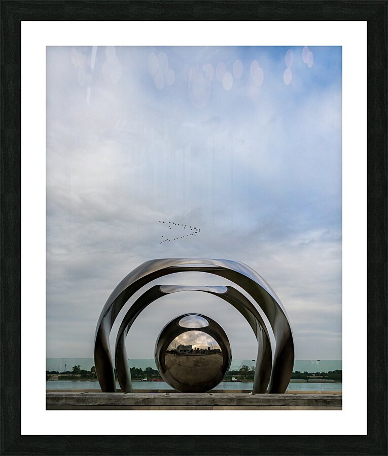 Sing the River sculpture by Mississippi in Baton Rouge LA Picture Frame print