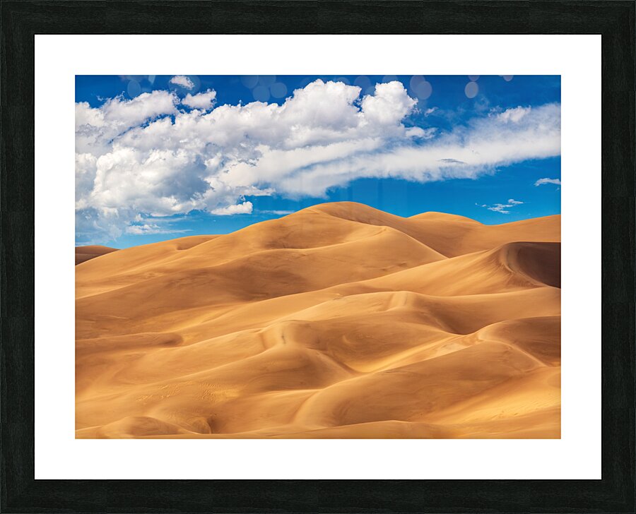 Panorama of Great Sand Dunes National Park Picture Frame print