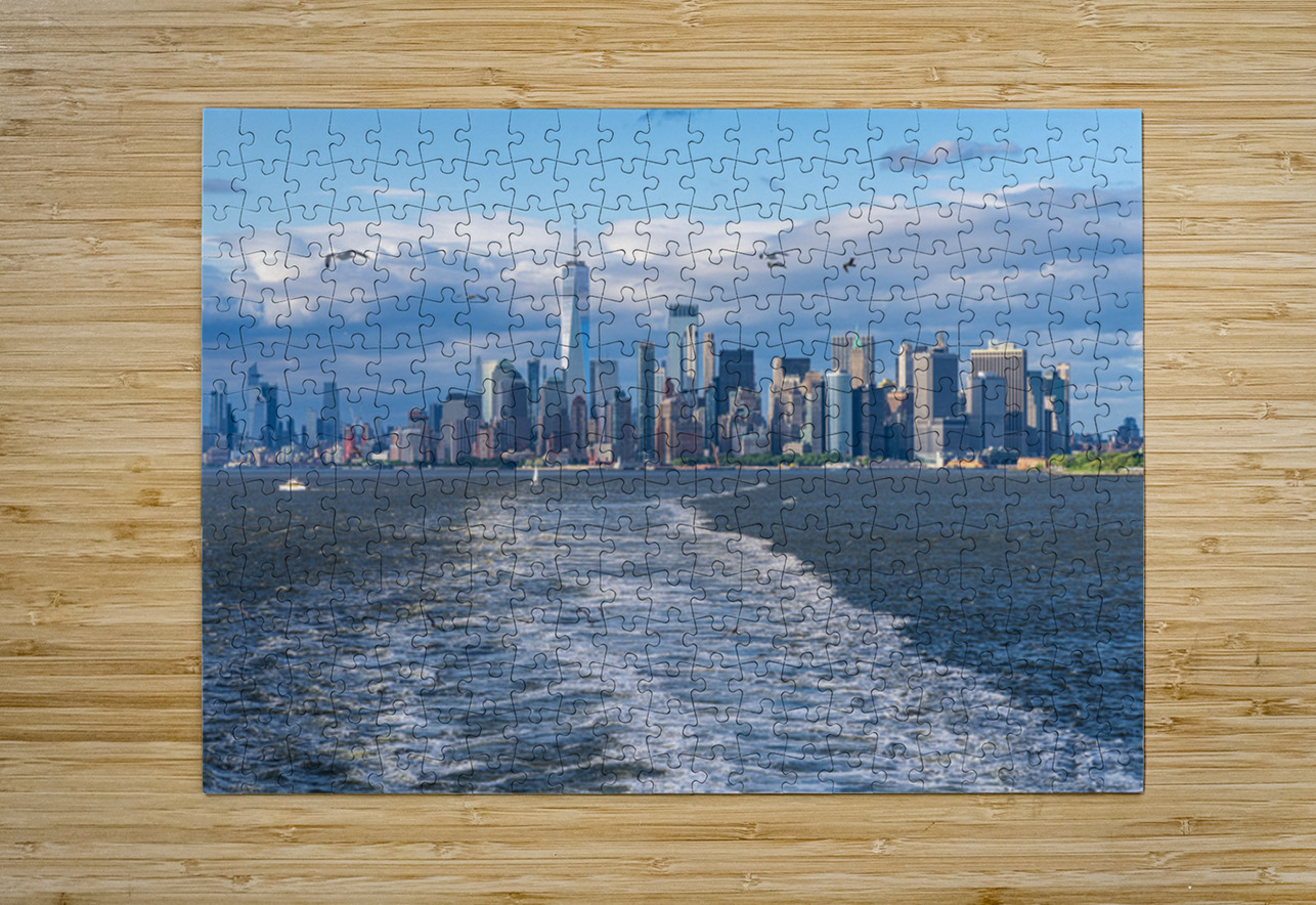 One World Trade Center dominates skyline of Lower Manhattan from Steve Heap Puzzle printing