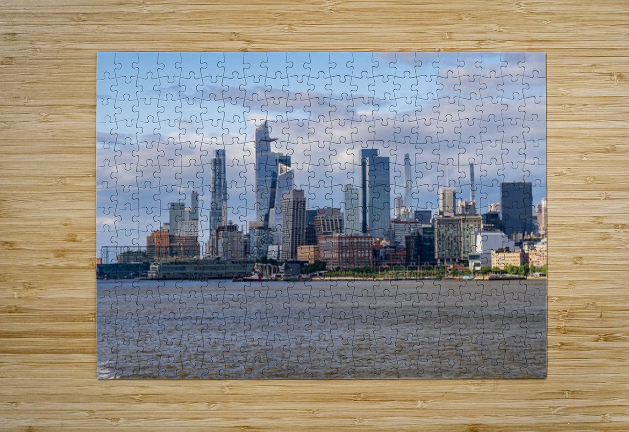 Tall office and apartment buidlings looking back to Hudson Yards Steve Heap Puzzle printing