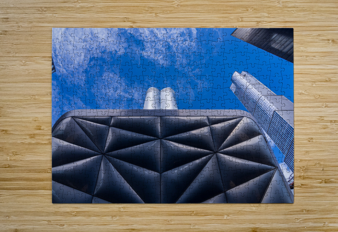 Unique pillowed retractable shell over the Shed in Hudson Yards  Steve Heap Puzzle printing