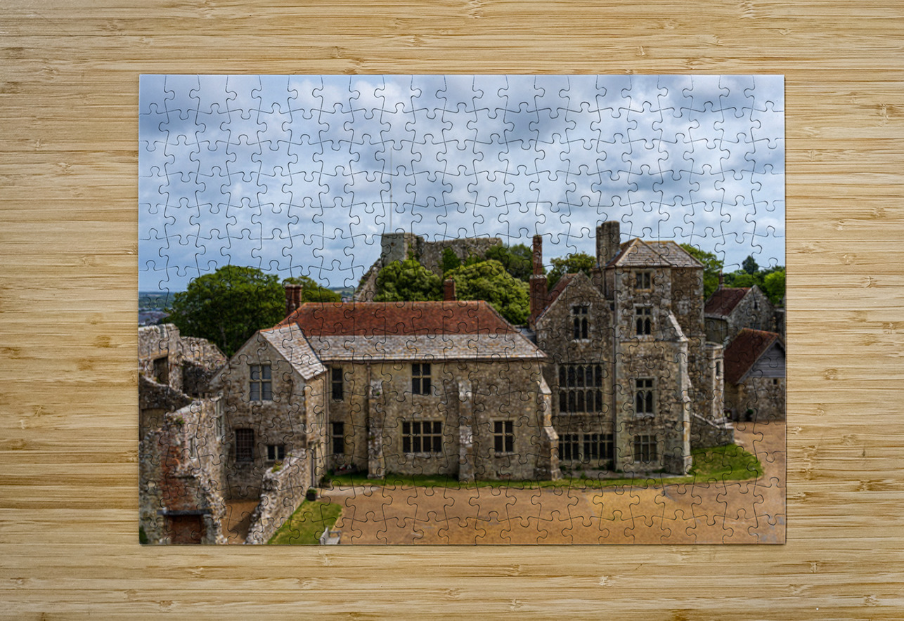 Interior buildings of Carisbrooke Castle on the Isle of Wight Steve Heap Puzzle printing