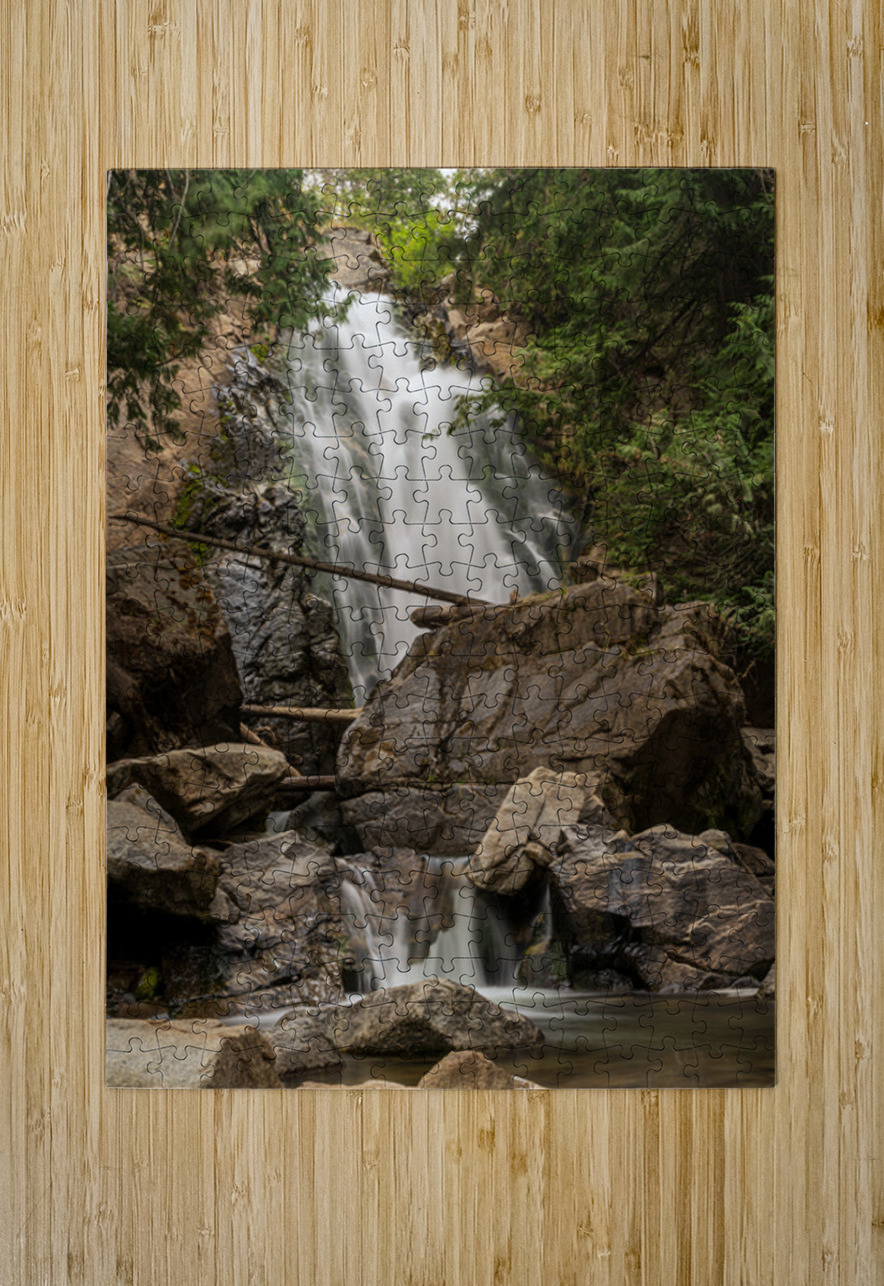 Falls Creek Falls near Winthrop in Cascade Mountains in Washingt Steve Heap Puzzle printing