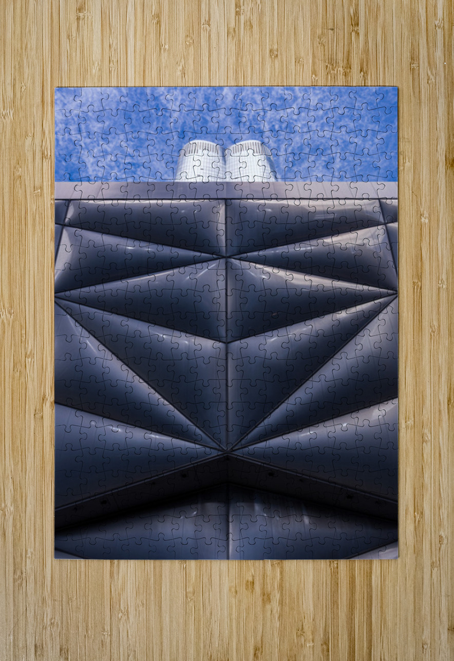 Unique pillowed retractable shell over the Shed in Hudson Yards  Steve Heap Puzzle printing